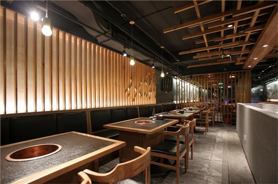 新中式火锅店装修效果图