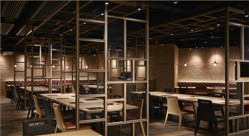 香港工业风格日本火锅店设计装修
