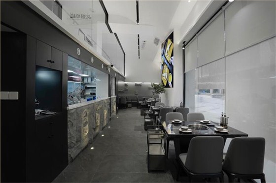 火锅店吧台